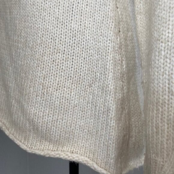 SONOMA Nordic Fair Isle Oversized Pullover Sweater Ivory Small - Picture 12 of 14